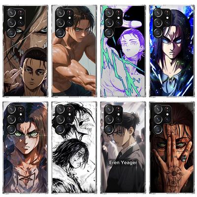 A-Attack on T-Titan Eren Yeager Handyhülle für Samsung Galaxy S26 S25 Edge S24 S23 Ultra S22 Plus S21 S20 FE Weiche TPU-Rückseite
