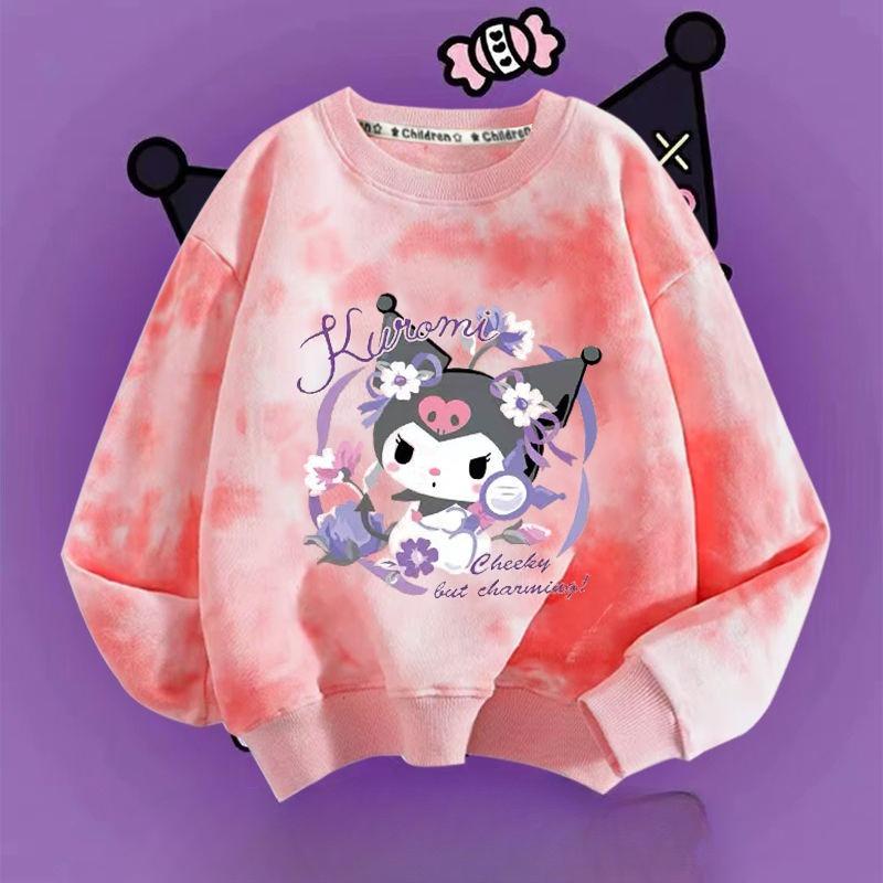 

Детское модное худи, осенне-зимний пуловер для девочек, худи свободного кроя 150