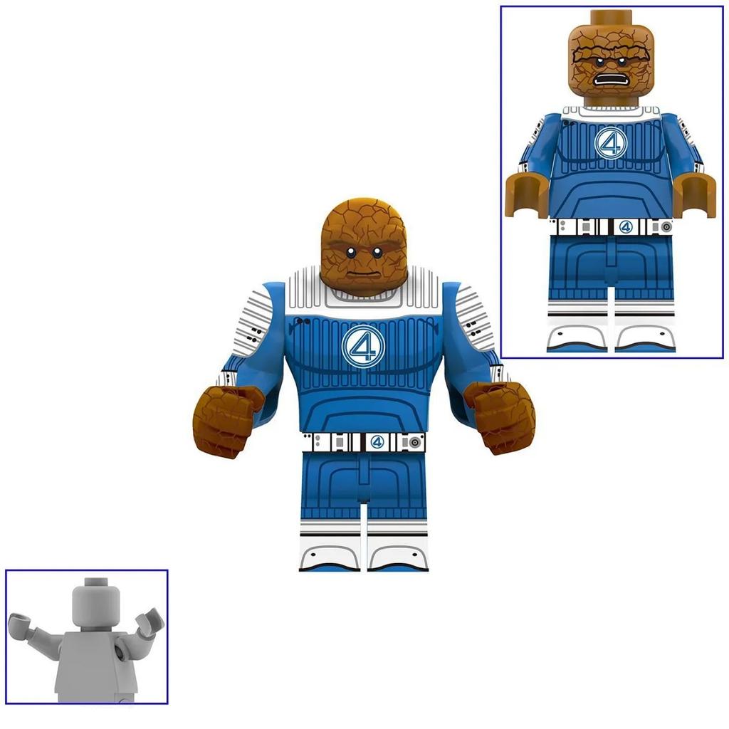 Hrdinové Stavební kostky Minifigurky Čtyři hrdinové Sestavené Dětské hračky