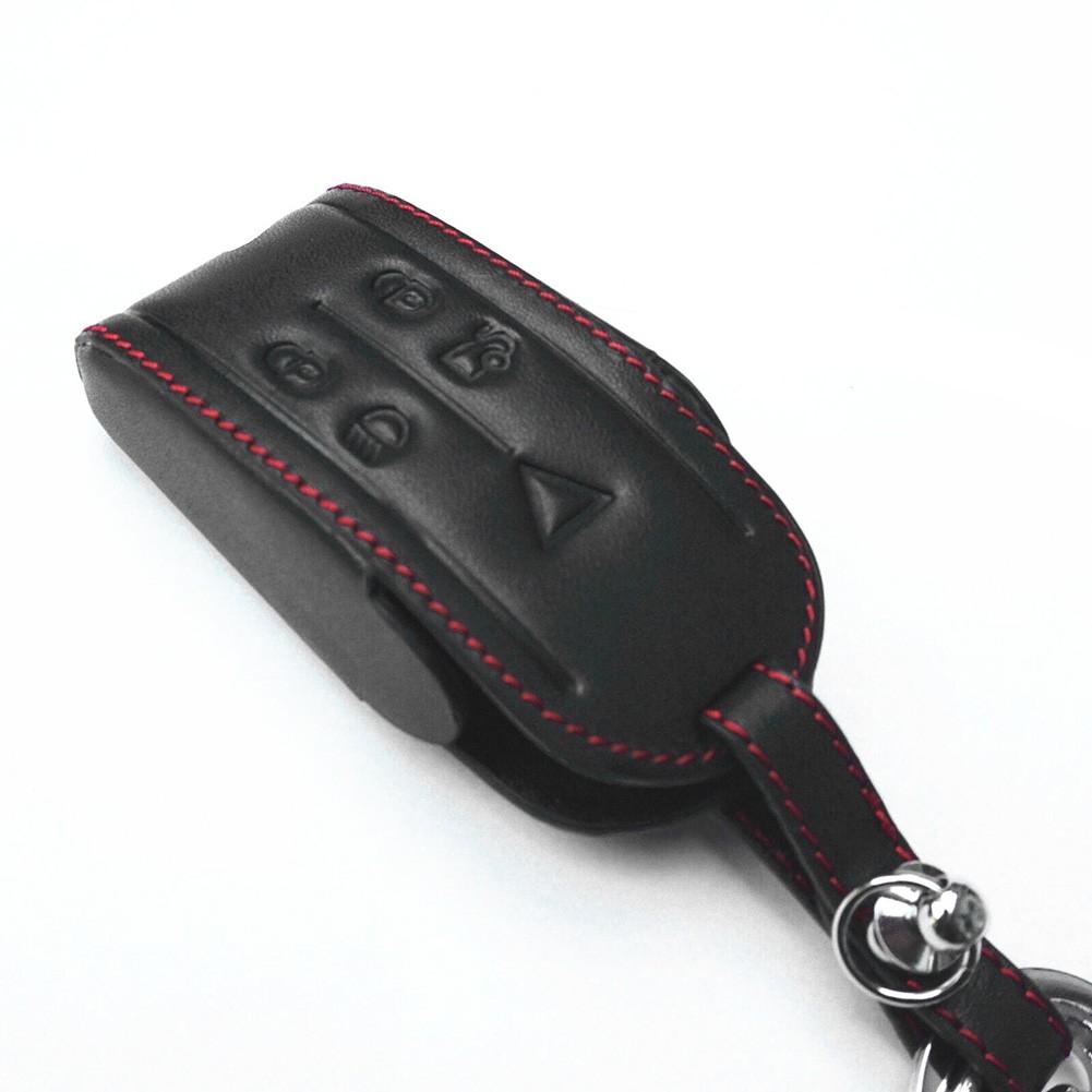 Capa de Chave de Carro Para JAGUAR XF XK XKR Chaveiro Couro