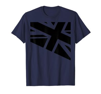 Union Jack Black Design for Trendsetters. T-Shirt
