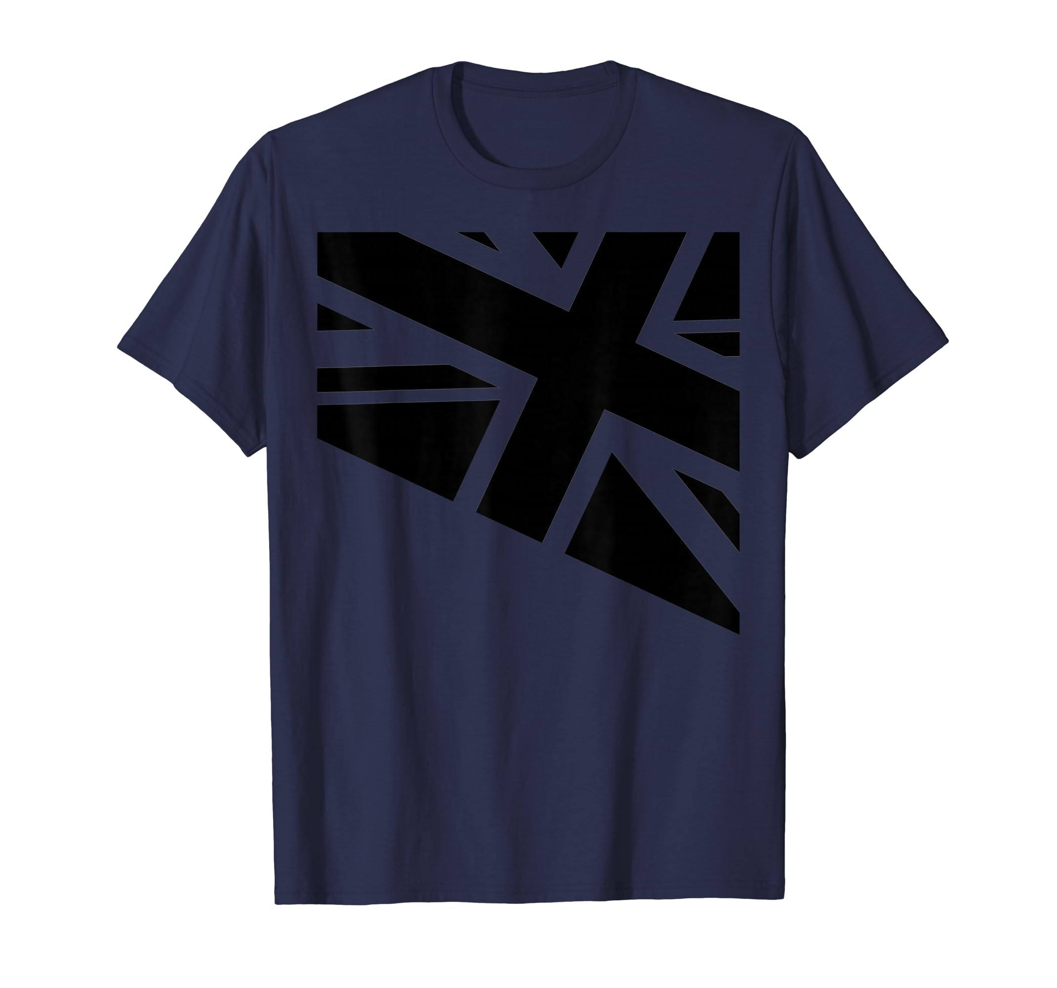 

Union Jack Black Design for Trendsetters. T-Shirt