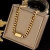 DIEYURO 316L Stainless Steel Thick Chain Necklace Female Fashion Retro Hip-hop Punk Prevent Allergy Mujer Bijoux