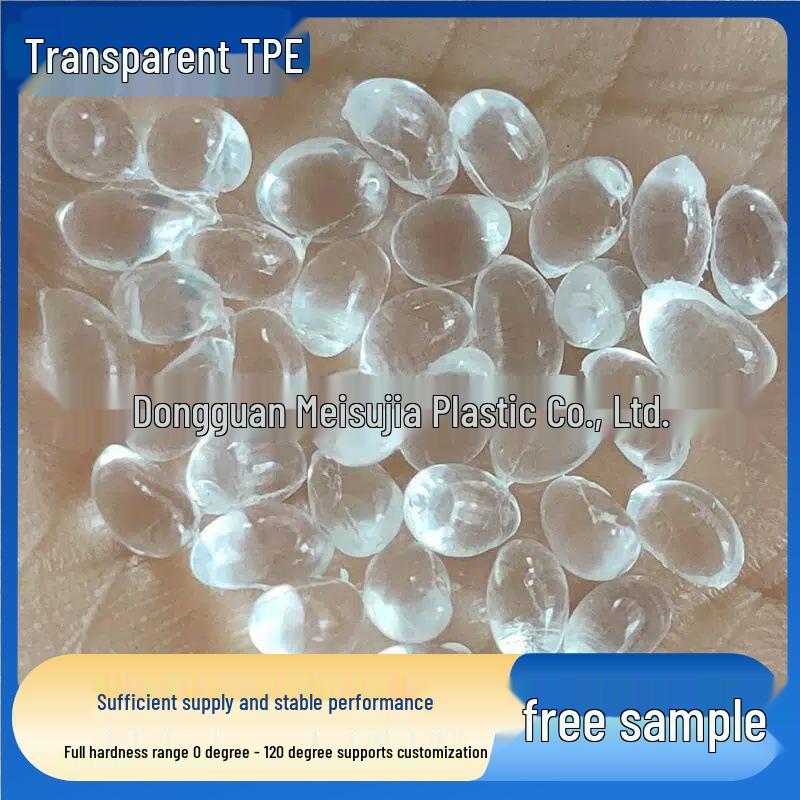 Průhledné, netoxické, bez zápachu TPE/TPR granule pro extruzi, vstřikování a přetlačování.