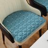 Prošívaný polštář na kancelářské a jídelní židle Čtvercový design Univerzální pro všechna roční období Tenký sedák na restaurační stoličku a židli Pohodlí