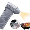 Jet Dry Mini Blower 130000 RPM Portable Mini Jet Blower Turbine Powered for Outdoor Cleaning Cars Computers Keyboards Grey