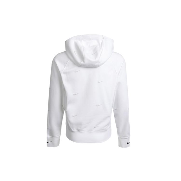 Nike Sports Casual Hooded Fleece Lined Sweatshirt Men's White DA0111-100