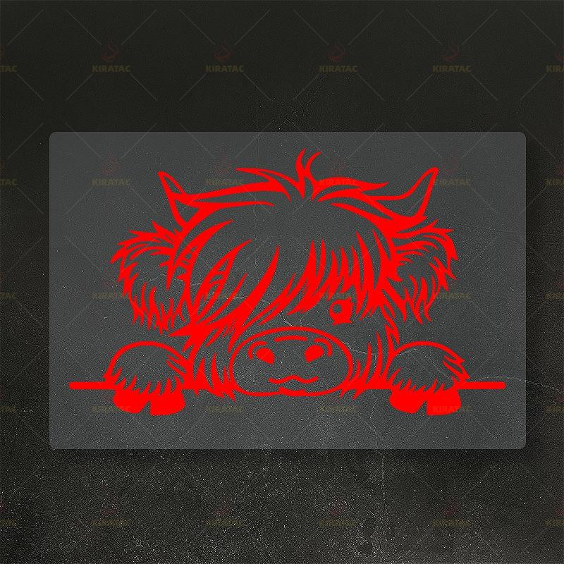 

1pc Cute Cow Car Sticker for Auto Windows Body Trunk Motorcycle Fairings Tail Boxes Scooter Universally Waterproof Vinyl Decals 10.16x6.2cm
