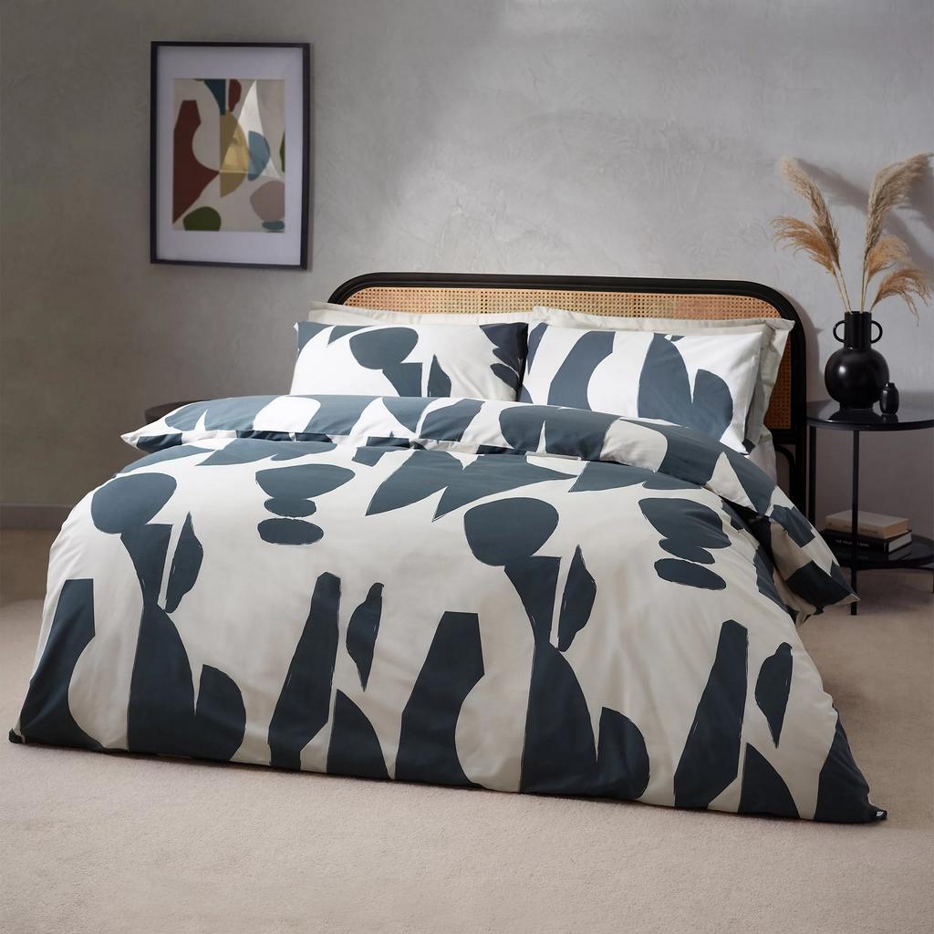 Hoem Meta Cotton Abstract Duvet Cover Set