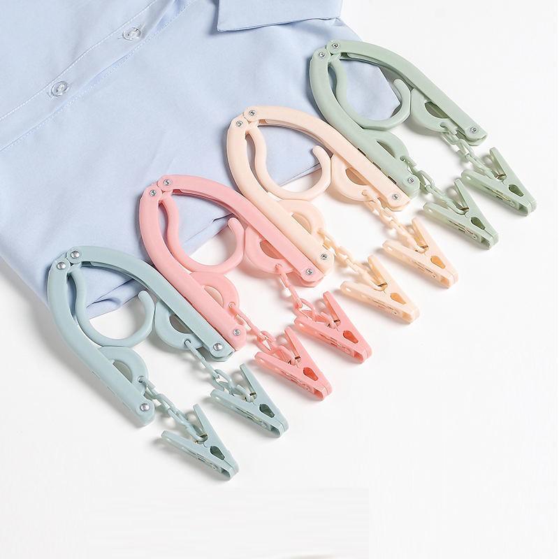 Przenośny Składany Wieszak Podróżny Pięciodirkowy: Wielofunkcyjna Jednorazowa Suszarka na Podróże Służbowe, do Hoteli i Akademików