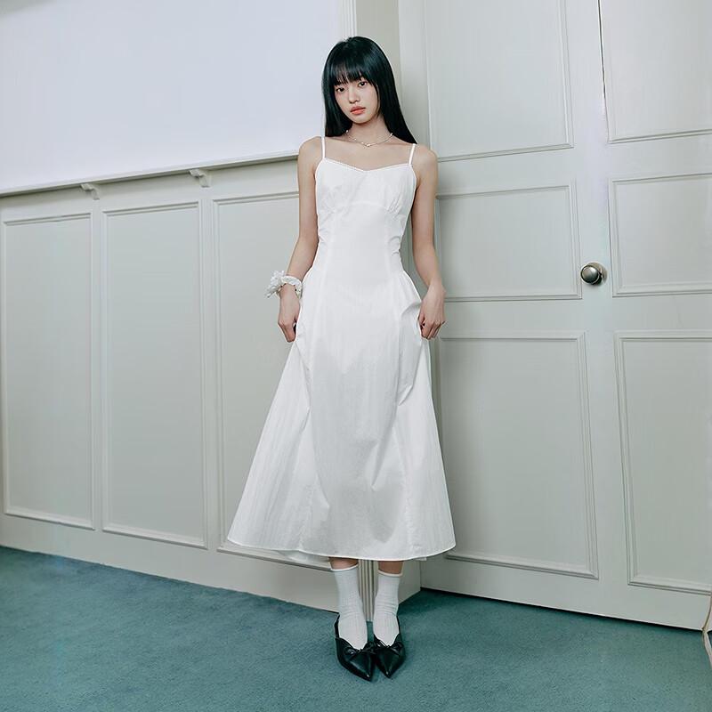 

Ledin Cotton-Nylon Wrinkle Cami Dress S