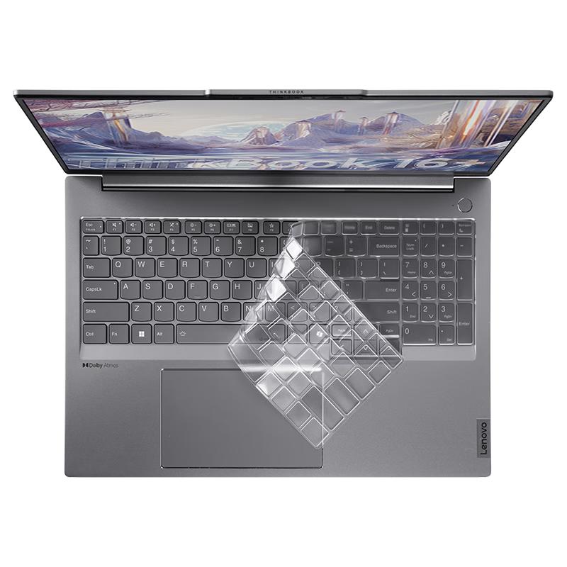 

Сверхтонкий защитный чехол для клавиатуры Jichuan из ТПУ для ноутбуков Lenovo ThinkBook (Модели 2024/2025) ThinkBook 16/16+/16p (2024/2025 Models)