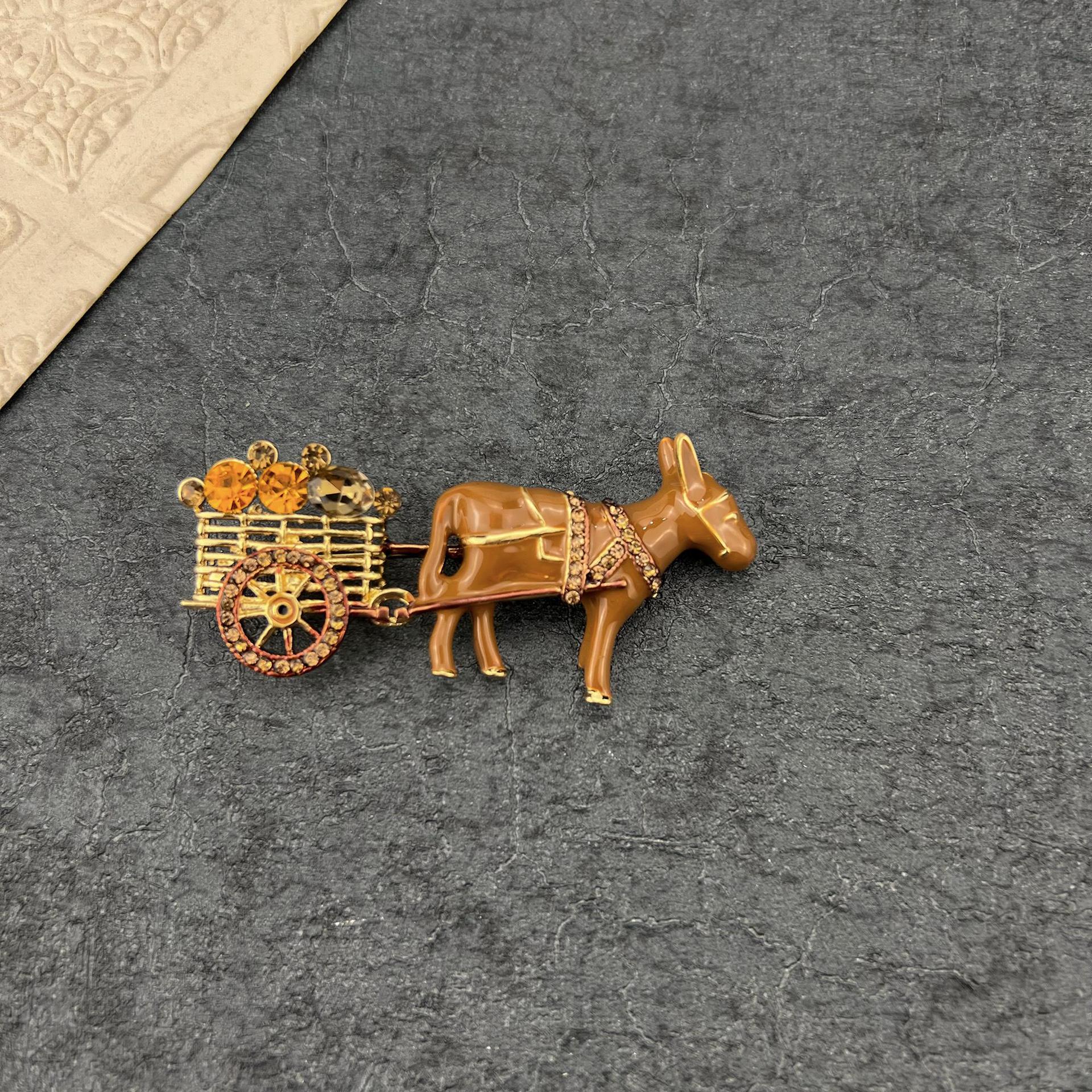 

Модная желтая брошь-булавка в стиле барокко с подсолнухом, винтажная эмалевая нашивка, аксессуары, винтажная брошь с росписью