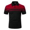 Patriotic 1776 Flag Print Short Sleeve Polo Shirt, Stylish Casual Wear
