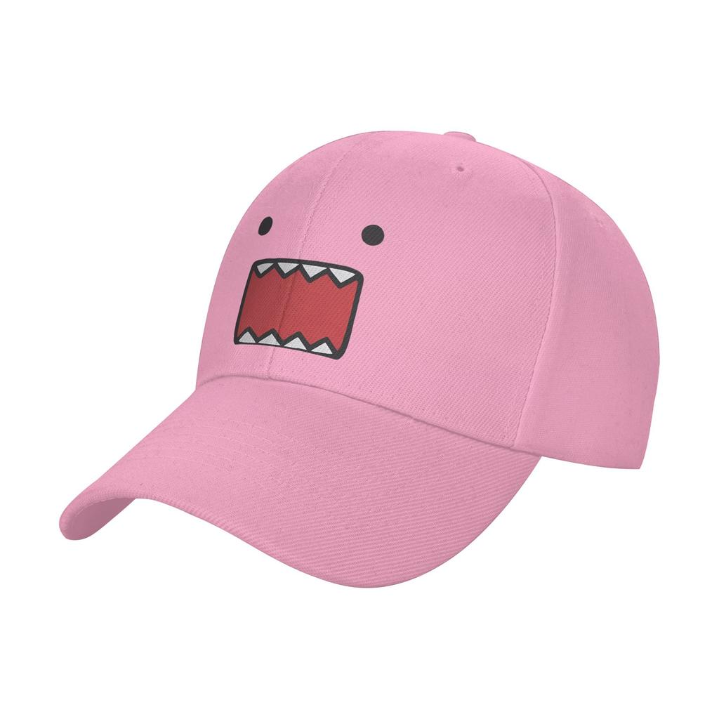 Fashion Domo Kun Doll Face Curved Brim Baseball Cap Harajuku Style Hat Womens
