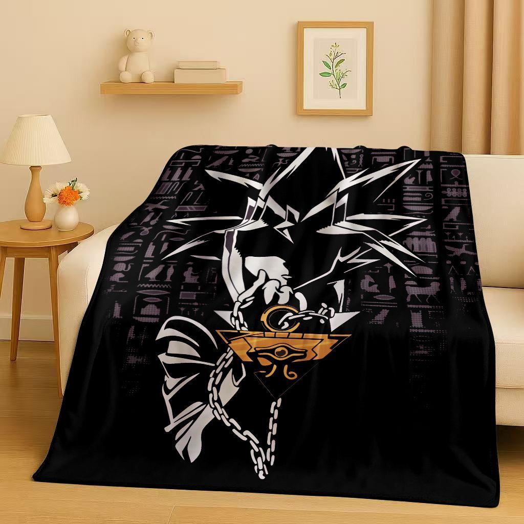 Winged Dragon of Ra Yu-Gi-Oh MONSTER CARD Cartoon Flannel Blanket,Soft Warm Plush Throw for Home Bedroom Bed Sofa Cover Office