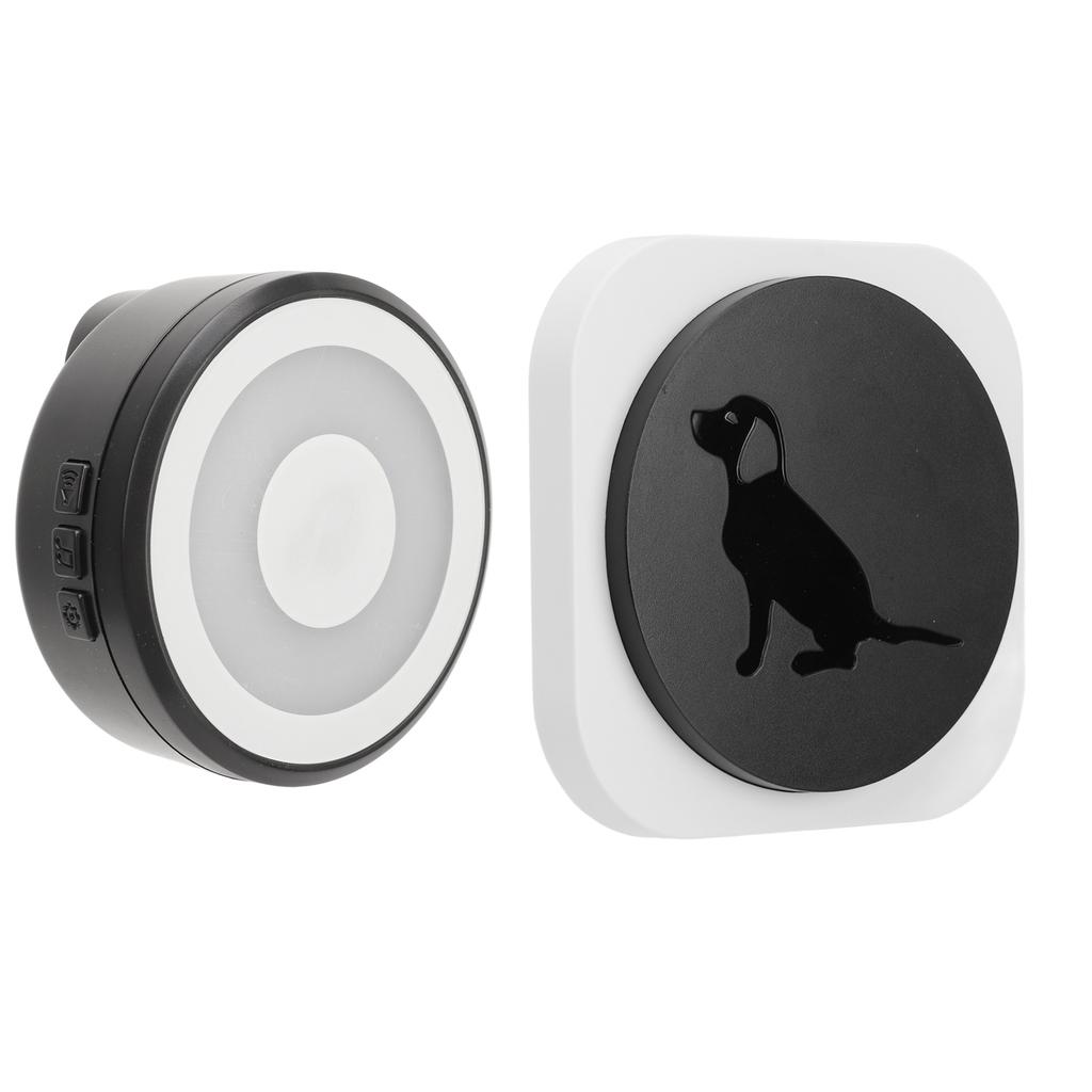 Wireless Pet Door  with Transmitter Receiver 4 Flashing Modes Touch Controll Dog Door