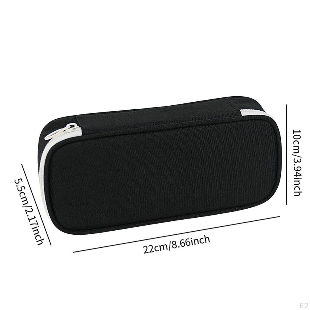 Oxford Pencil Case Holder Box Organizer Multipurpose Party Gift Aesthetic Pouch Pen Bag for