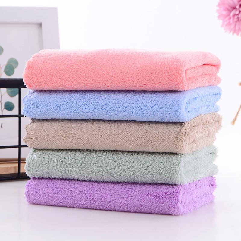 Çocuk Hızlı Kuruyan Mercan Polar Yüz Havlusu ve El Havlusu Seti