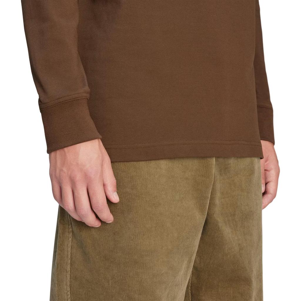 Adidas Originaler X CP. Bedriftssamarbeid Casual Enkel Langermet Poloskjorte Unisex topper Brun JE8671