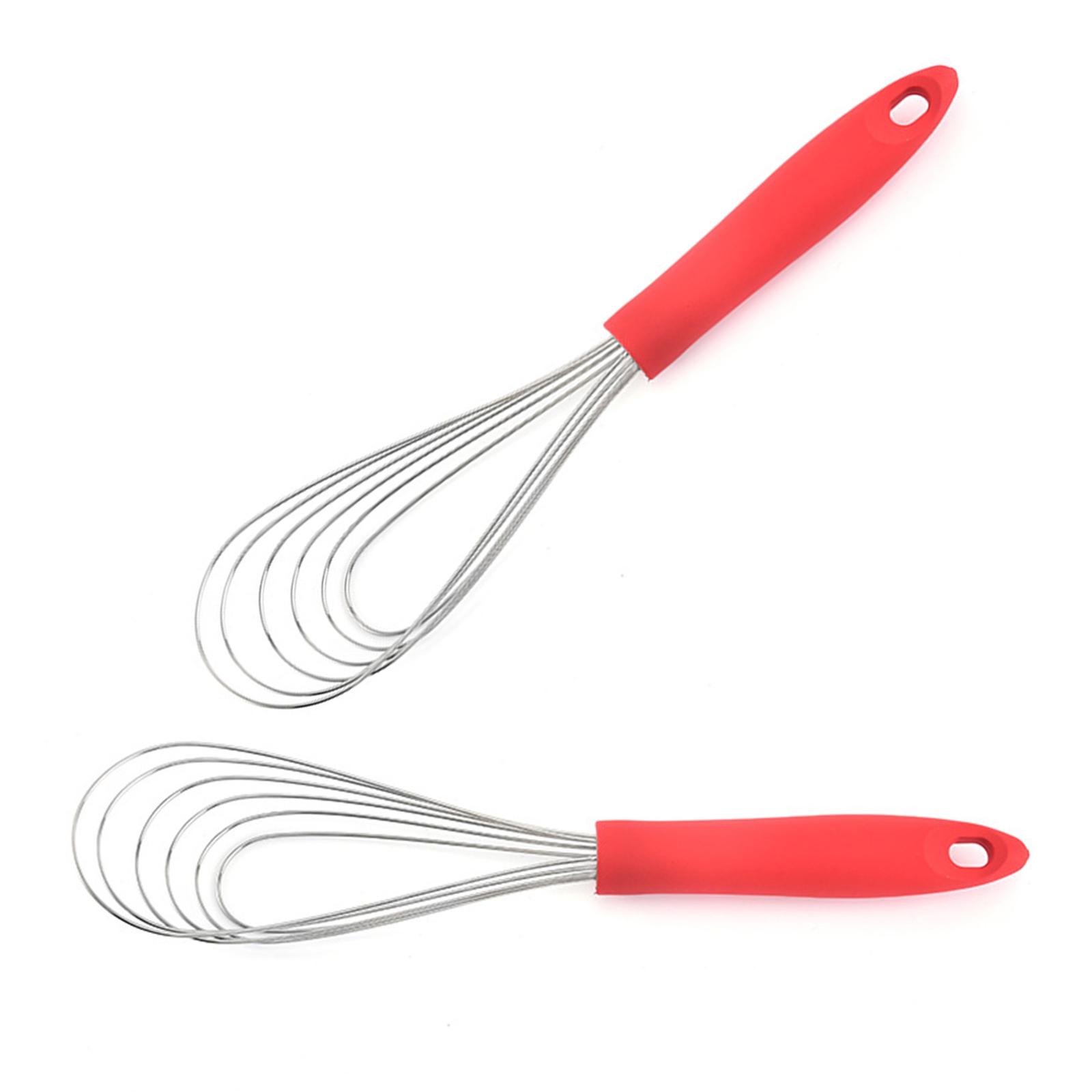 

2 шт. венчик для взбивания яиц из нержавеющей стали для эффективной выпечки и смешивания крема, удобный венчик, многофункциональный кухонный инструмент
