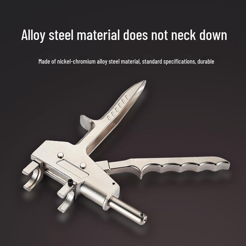 Manual Slip-On Pliers for Plumbing and Underfloor Heating Pipe Fittings - Copper Crimping Tool
