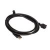 USB Cable for Verifone VX805 VX820 Dual 14pin IDC DC5521 Female Power Supply to USB 2.0 AM 480Mbps PVC Scan Extension