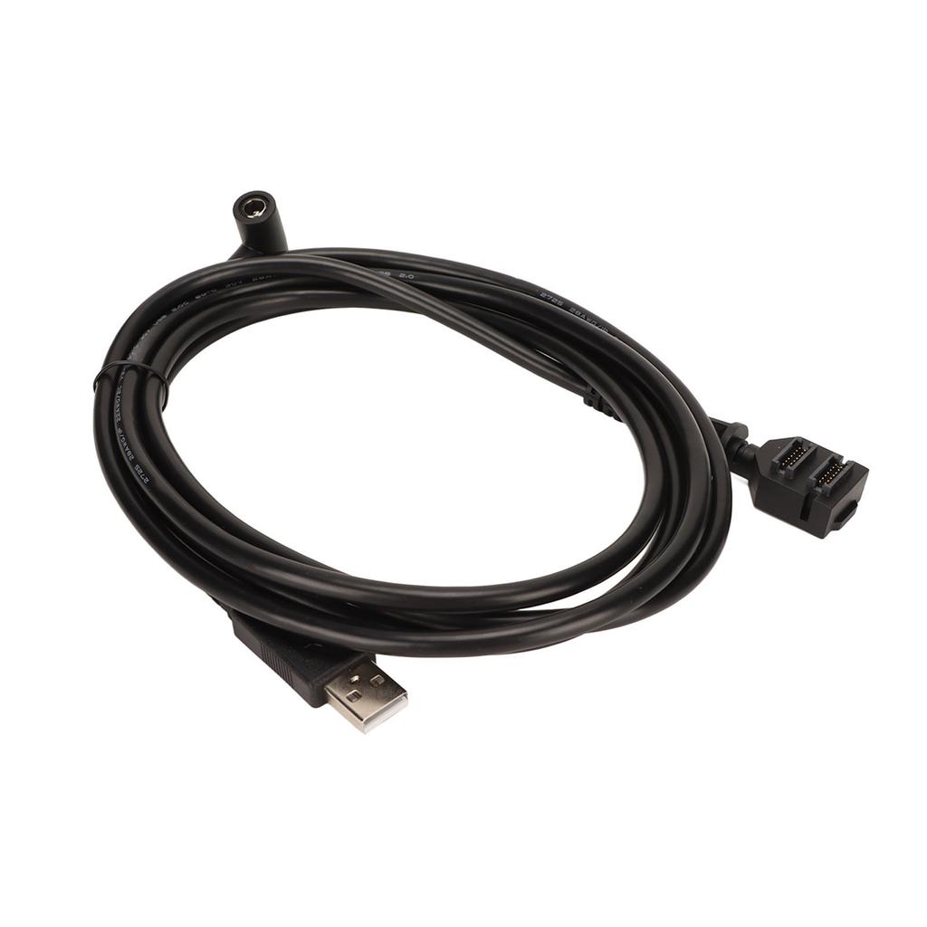 USB Cable for Verifone VX805 VX820 Dual 14pin IDC DC5521 Female Power Supply to USB 2.0 AM 480Mbps PVC Scan Extension