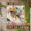 Metal Wall Art Positive Affirmation Inspirational Quote Sign Home Office Decor