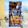 Grizzy Lemmings Beach Towel Quick-Dry Soft Microfiber Comfortable Lightweight