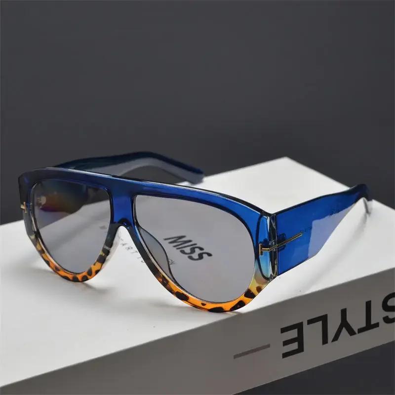 

New Vintage Luxury Oversized Pilot SunshadeGlasses Women For Men Shades Big GlassesFrame Windproof Popular Punk Sun Glasses UV400