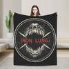 Horror Game Iron Lung Warm Soft Blankets Kids Plush Bedding Throws Fluffy Couch Chair Flannel Bedspread Sofa Bed Cover