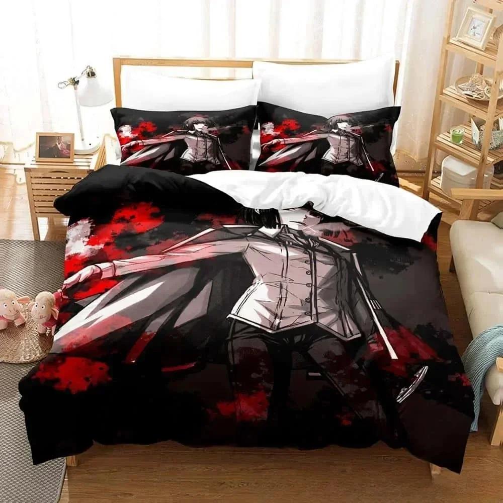 TOP 3D Print Game Limbus Company Bedding Set Cartoon  three-piece set Adult Kid Bedroom Duvet cover Sets For Home Textiles
