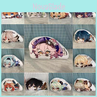 Cute Genshin Impact Zhongli Nilou Sucrose Sleepy Plush Doll Cushion Pillow Xmas Gift