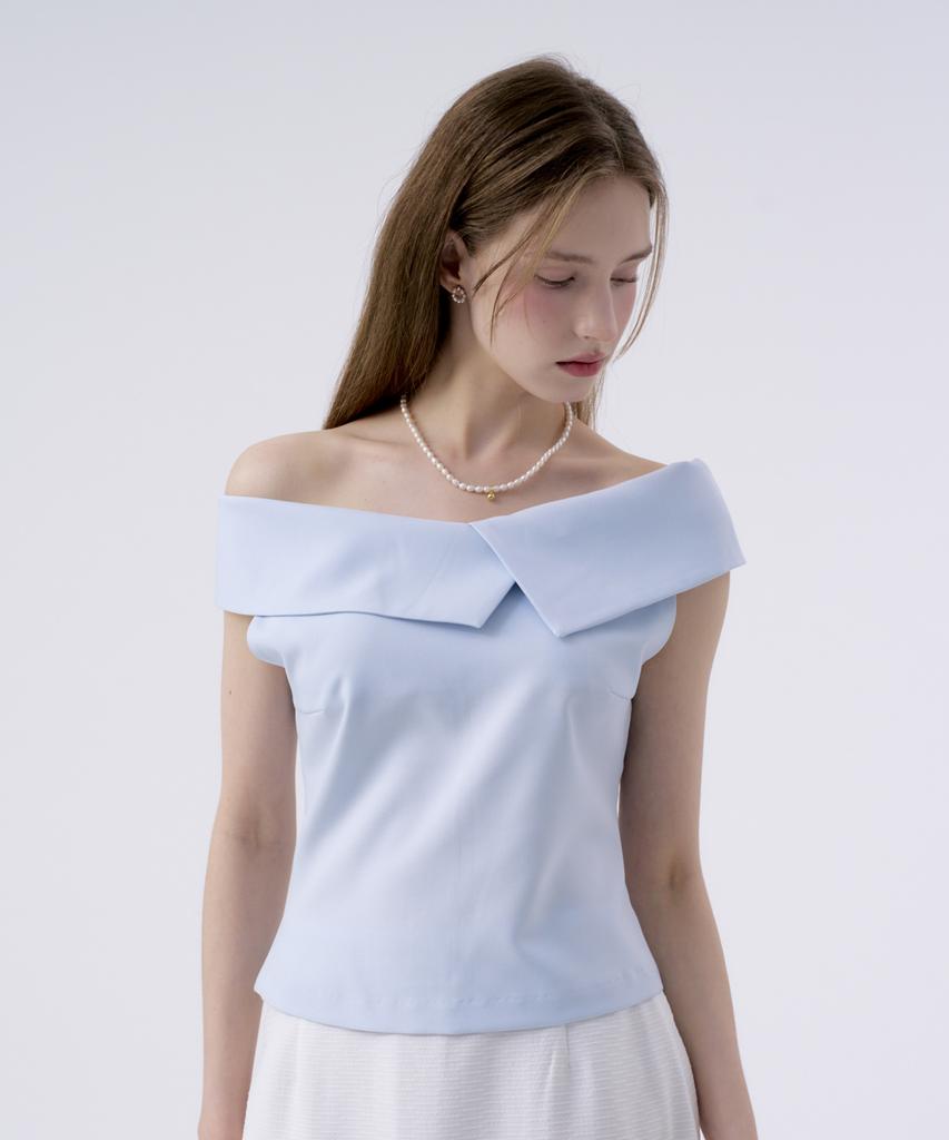 EL Tulip Off-Shoulder Blouse