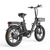 Allgobike AC20 Elektrische Fiets 250W Motor 20" Band Stadsverkeer Elektrische Fiets 48V 20Ah LED Display Maximaal Bereik 60Km 7 Versnellingen Maximaal Laadvermogen 120Kg
