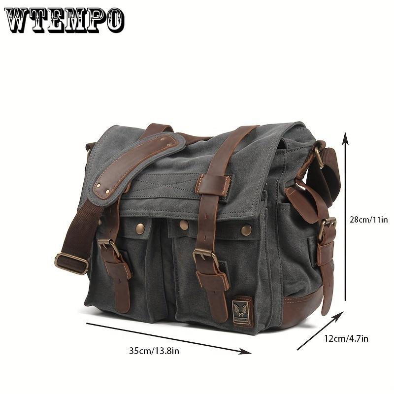 Vintage Messenger Bags Laptoptas Grote Capaciteit Schoudertas Voor Wandelen Reizen Kerst/Halloween cadeau