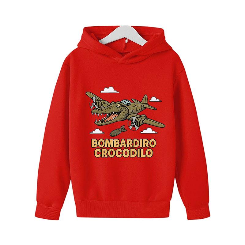 Dětské oblečení Brainrot Tralalero Tralala Grafická mikina pro milovníka žraloků Vtipný meme Dětská mikina s kapucí Módní svetr