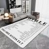 Funny Bible Verse Emergency Number Print Carpet Washable Rug Religious Gift for Home Living Room Bedroom Floor Mat