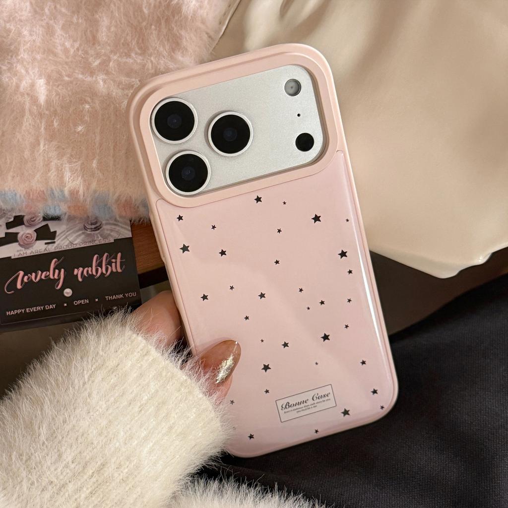 Black Star Foundation Apple 17 Pro Max Phone Case 15 Suitable for iPhone 16 Gentle Korean Style 13 Epoxy Huawei