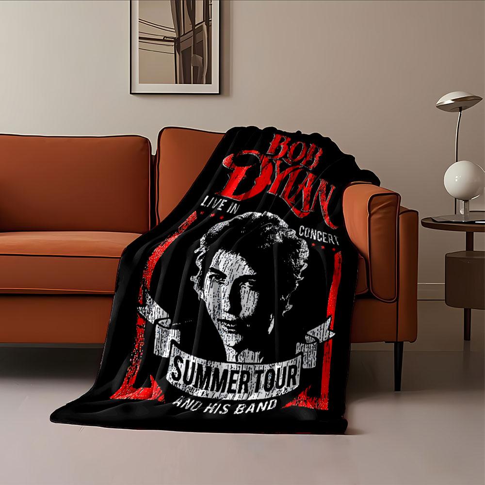 Bob Dylan Live Concert Blanket for all seasons blanket lunch break throw gift