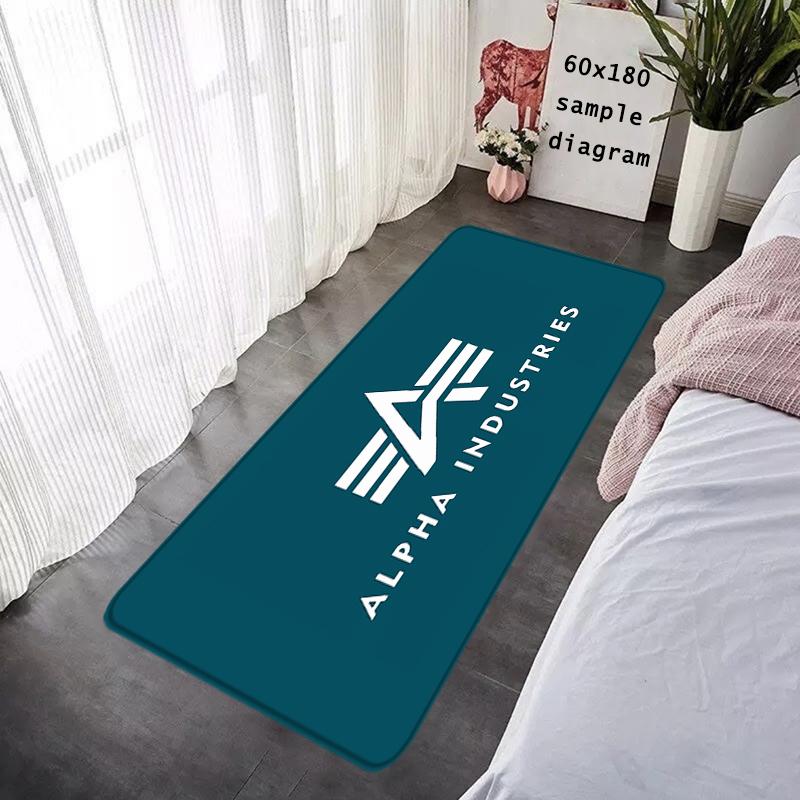 Interior Floor Mats Doormat Non-slip Foot Rug for Entryway Alpha Industries Kitchen Carpet Bedroom Bedside Mats Home Decor