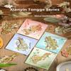Vintage Butterfly Fan Metal Bookmark Hollow Flower Painting Bookmarks Student Reading Book Clip For Book Lovers Readers Gifts