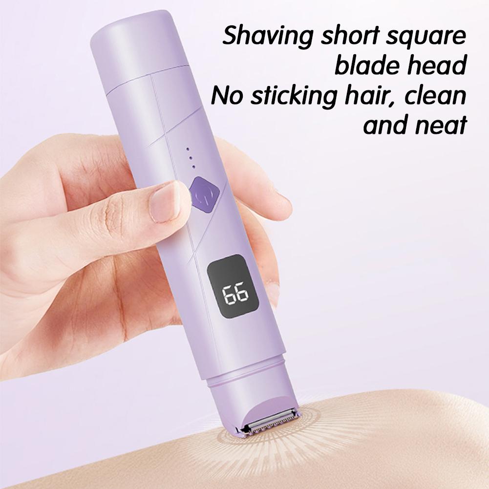 Wireless Charging Shaver Dual Head Portable Mini Private Parts Electric Shaver Women's Hair Removal Device