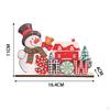 Christmas Wooden Desktop Ornament Decoration Ornaments for Holiday House