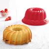 Swirl Bundt Ring Cake Bread Pastry Silicone Mold Pan Bakeware Tray Mould Tool