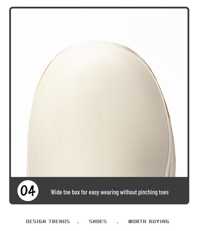 Unisex Wasserdichte Kurze Regenstiefel 2024 - Rutschfest, Abriebfest für Angeln, Küche, Takeaway-Arbeit