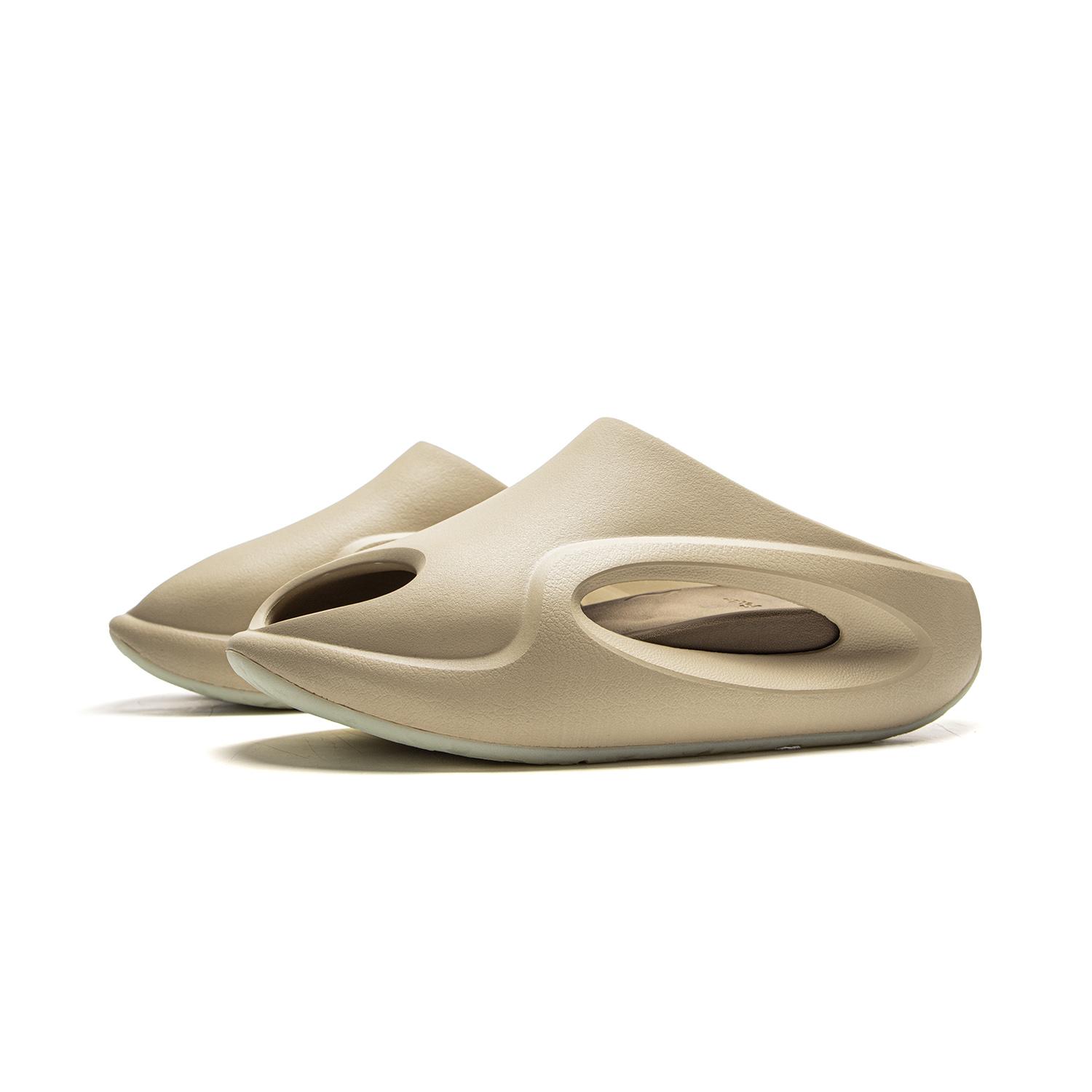 

Новые тапочки-слайды LiNing Cloud Wandering Slay 2.0 Quiet, не скользящие, унисекс, светло-коричневые AZSV009-7 37