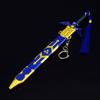 22cm Tears of The Kingdom Master Sword Enhanced Activity Weapon Model Samurai Model Pendant Accessories Keychain Ornament Crafts Toy
