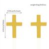 new fashion stainless steel cross earrings product temperament all match birthday anniversary earrings small gift